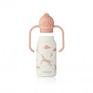 Liewood - Kimmie Drikkeflaske m/håndtak 250ml, Dream/Ecru thumbnail