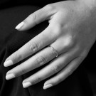 Studio by Gulldia - Peak Ring i sølv, justerbar thumbnail