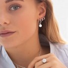 Sif Jakobs - Portofino Lungo Øredobber i sølv med zirkonia thumbnail