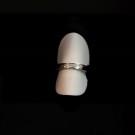 Moments by Pan Jewelry - Giftering i hvitt gull med dia. 0,09ct WSI, 3,5mm thumbnail