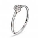 Pan Jewelry - Ring i hvitt gull med dia. 0,10ct WP thumbnail