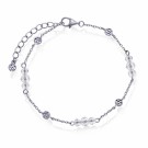 Gulldia - Fairy Armbånd i sølv med glasskrystall thumbnail
