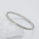 Goldstory - 1920's BLING Armring i stål thumbnail