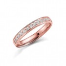 GD Forever - Giftering i rosègull med dia. 0,14ct WSI, 3mm thumbnail