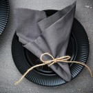 Aida - Groovy Frokosttallerken Svart, 21cm thumbnail