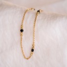 Pan Jewelry - Armbånd i gull med kuler, 20cm thumbnail