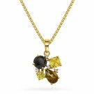 Pan Jewelry - GLAM Smykke i forgylt sølv med gylne stener thumbnail