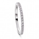 Moments by Pan Jewelry - Promise Ring i hvitt gull med dia. 0,145ct WSI, 1,6mm thumbnail