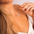 Pan Jewelry - Livets Tre Smykke i sølv med farget zirkonia thumbnail