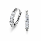 Pan Jewelry - Øreringer i sølv med zirkonia thumbnail
