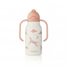Liewood - Kimmie Drikkeflaske m/håndtak 250ml, Dream/Ecru thumbnail