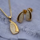 Pan Jewelry - Smykke i forgylt sølv med zirkonia thumbnail