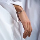 Goldstory - Armbånd i sølv med zirkonia thumbnail