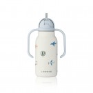 Liewood - Kimmie Drikkeflaske m/håndtak 250ml, Aviator/Ecru thumbnail