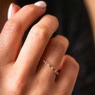 Pan Jewelry - Ring i gull med dia. 0,10ct WP thumbnail