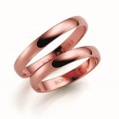 GD Forever - Giftering i rosègull, 3mm thumbnail