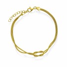 Pan Jewelry - Unity Armbånd i forgylt sølv thumbnail