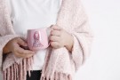 Lykketegning - Rosa Sløyfe Krus, 40cl thumbnail