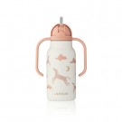Liewood - Kimmie Drikkeflaske m/håndtak 250ml, Dream/Ecru thumbnail