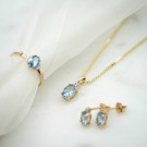 Pan Jewelry - Smykke i gull med blå spinell thumbnail