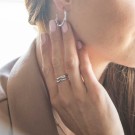 Pan Jewelry - Madrid Magic Ring i sølv thumbnail
