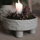 DBKD - Clay Plate på bein Ø25cm, Sand thumbnail