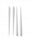 STOFF Nagel - Stakelys LARGE by Ester & Erik 4pk, White thumbnail
