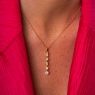 Pan Jewelry - Viva Vegas Smykke i forgylt sølv med hvit zirkonia thumbnail