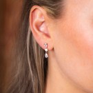 Pan Jewelry - Øredobber i gull med zirkonia thumbnail