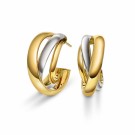 Pan Jewelry - Øredobber i gult- og hvitt gull thumbnail