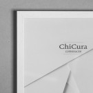 ChiCura - Ramme 40x50cm m/Glass, Hvit thumbnail