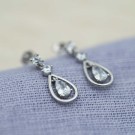 Pan Jewelry - Øreringer i sølv med zirkonia thumbnail