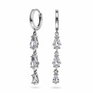 Pan Jewelry - Seoul Shine Øredobber i sølv med hvite zirkonia thumbnail