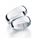 GD Forever - Giftering i hvitt gull, 6mm thumbnail