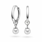 Pan Jewelry - Øreringer i sølv med perle thumbnail