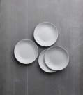 Aida - Relief Suppetallerken Hvit 22cm, 4stk thumbnail