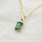 Pan Jewelry - Smykke i gull med grønn spinell thumbnail