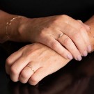 Pan Jewelry - Ring i gull med zirkonia thumbnail