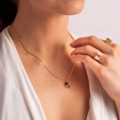Pan Jewelry - GLAM Smykke i forgylt sølv med gylne stener thumbnail