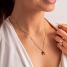 Pan Jewelry - GLAM Smykke i forgylt sølv med gylne stener thumbnail