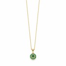Goldstory - STARLIGHT Smykke i forgylt sølv med grønn zirkonia thumbnail