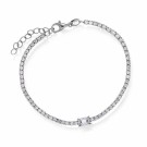 Pan Jewelry - Roma Armbånd i sølv med zirkonia thumbnail