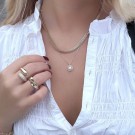 Snö of Sweden - Mayfair Pearl Halskjede i forgylt messing thumbnail