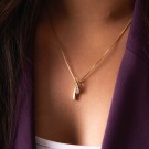 Pan Jewelry - Smykkesett i forgylt sølv med zirkonia thumbnail