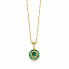 Goldstory - STARLIGHT Smykke i forgylt sølv med grønn zirkonia thumbnail