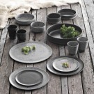 Aida - RAW Frokosttallerken 23 cm, Nordic Grey thumbnail