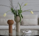 Cooee Design - Pillar vase 24 cm, Coconut thumbnail