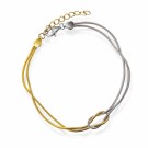 Pan Jewelry - Unity Armbånd i sølv duo thumbnail