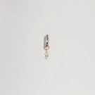 Sif Jakobs - Occhio Charm i sølv med hvit zirkonia, 18k gullbelagt thumbnail