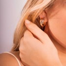Pan Jewelry - Øredobber i gult- og hvitt gull thumbnail
